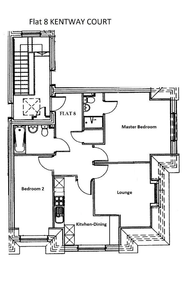 2 Bedroom 2 Bathroom Apartment 8 Including Free Parking Μπρόμλεϊ Εξωτερικό φωτογραφία